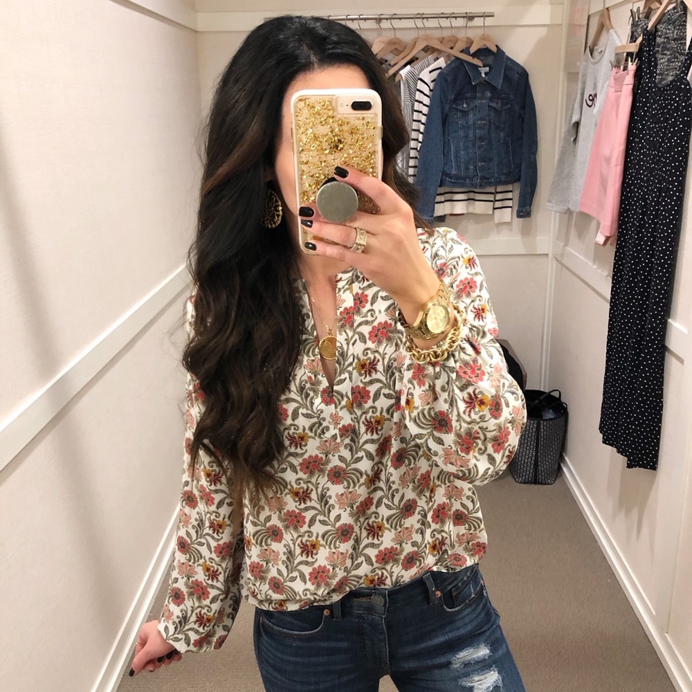 Loft Floral Blouse